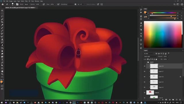 Рисуем подарочную коробку в Adobe Photoshop | уроки для новичков смотреть онлайн