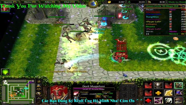 Warcraft III : Green Circle TD Mega 13.0 #1 смотреть онлайн