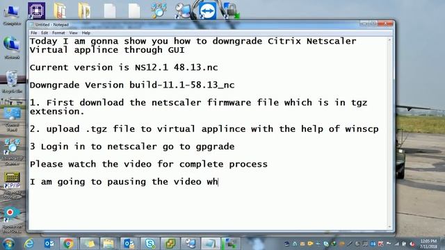 How to downgrade Netscaler Gateway in real environment смотреть онлайн