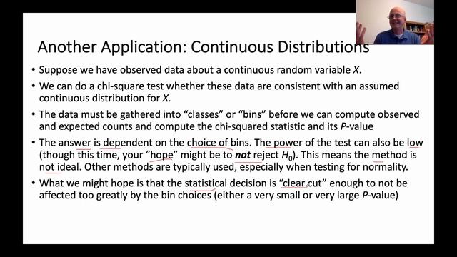 Chi Square Homogeneity Test and Chi Square Goodness of Fit Test for Continuous Random Variable Data смотреть онлайн