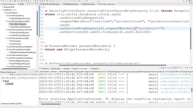 JWT Authentication & Authorization using Spring Boot 3.0 + Spring Security 6 || Thiru Academy смотреть онлайн