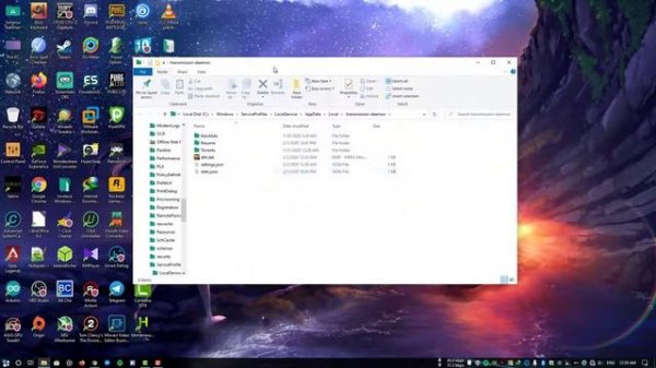 Transmission Daemon setting for Windows & Windows Server