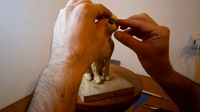 Как слепить кошку из пластилина,1часть. смотреть онлайн