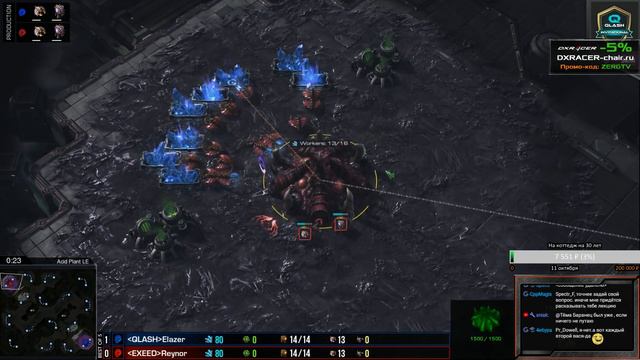 ★ Турнир QLASH INV - ELAZER vs RAYNOR | StarCraft 2 с ZERGTV ★ смотреть онлайн