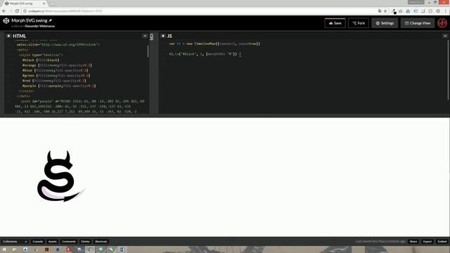 Morph SVG - переходы между заливками смотреть онлайн