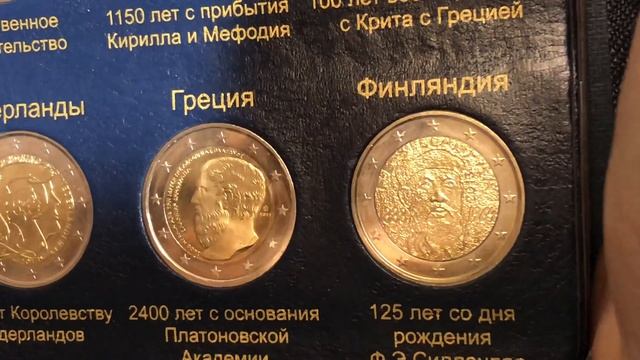 Памятные и юбилейные монеты номиналом 2 евро - первый альбом смотреть онлайн