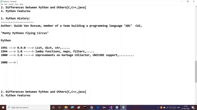 PYTHON tutorials || Session - 2 || by Mr. Nagoor Babu On 27-04-2020 @ 5PM смотреть онлайн