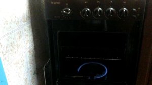 Как зажечь  духовку газовой плиты Гефест 3200-06.