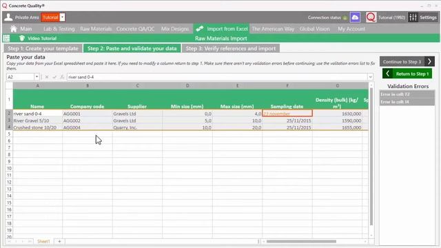 Import from Excel Tutorial: Raw Materials and Samples смотреть онлайн