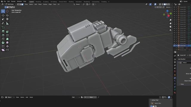 Make a Robot - Grid Modeler (blender addon) смотреть онлайн