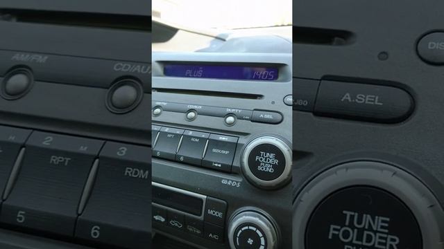 Cекретик в штатной магнитоле Honda Civic 4D 2008г.в.
