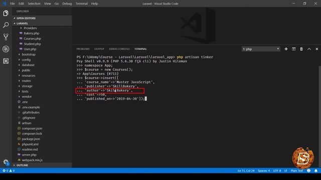 Getting Started with Laravel Tinker: Adding Data to Your Database with the Command Line смотреть онлайн