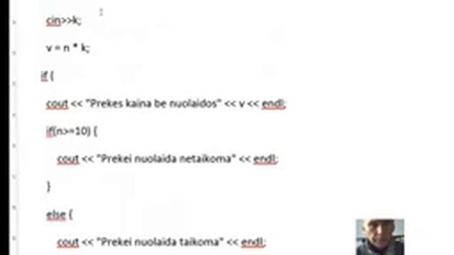 c++ pamokos 11 pamokos (2 ir 5 uždaviniai) Uždavinių sprendimas su IF смотреть онлайн