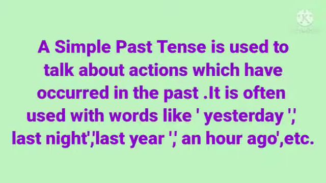 Std : 3.Sub : English Grammar.Ls.no.15 Simple past tense. смотреть онлайн