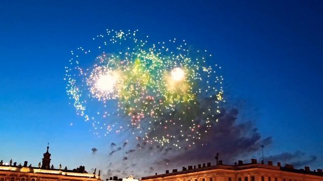 Салют 9 май СПБ 2021. Толпа на Невском) смотреть онлайн