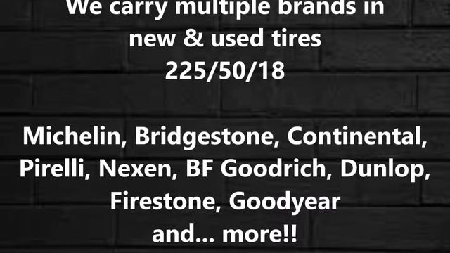 225/50/18 New and Used Tire Sale, Tire Giants LLC, Philadelphia PA & New Jersey смотреть онлайн