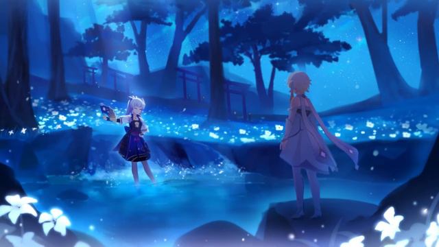 Ayaka Dance Scene / Kitsune Mask (Track 45) - Genshin Impact 2.0 Music Inazuma OST смотреть онлайн