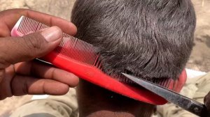 100 Year Old ASMR Fast Haircutting With Barber Old!![ASMR]