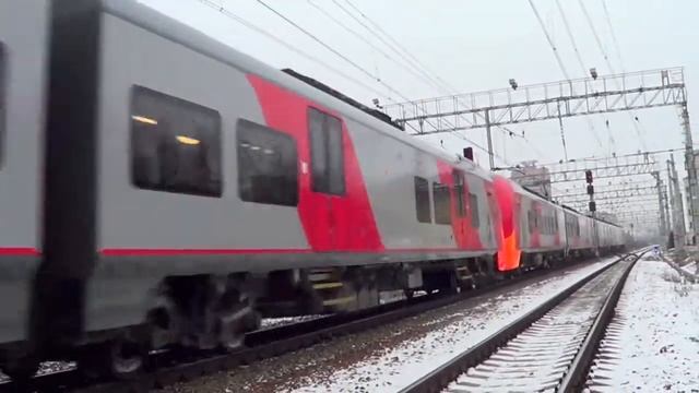 Электропоезд ЭС1-023/015 "Ласточка":) смотреть онлайн