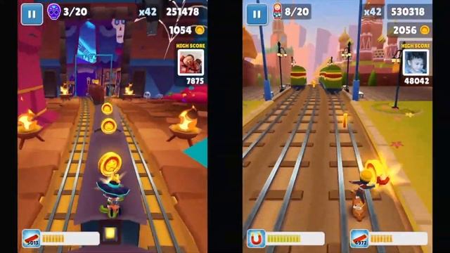 Subway Surfers: Mexico VS Moscow Walkthrough смотреть онлайн
