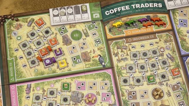 Game in a Nutshell - Coffee Traders (how to play) смотреть онлайн