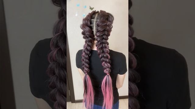 Объёмные косы с канекалоном Химки Москва Запись в ВК или Инстаграм: @kosa_na_style смотреть онлайн