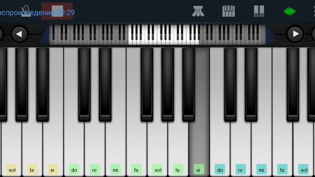 ??На берегу Чу?? Perfect Piano tutorial на пианино одним пальцем. смотреть онлайн