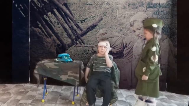 "Мы Военные" Инсценировка стихотворения С.Михалкова. смотреть онлайн