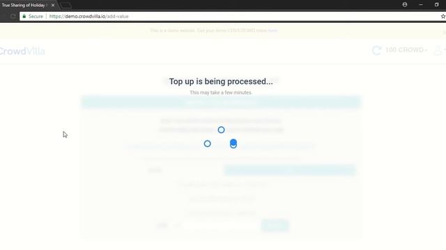 Crowdvilla Booking Demo - 5. Topup CRV смотреть онлайн