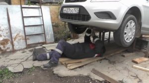 Как легко снять поддон без ямы и без подъемника