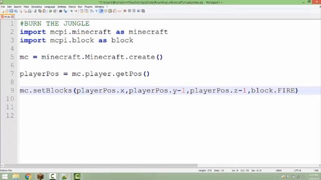 Minecraft Python Temple Lesson #7 смотреть онлайн