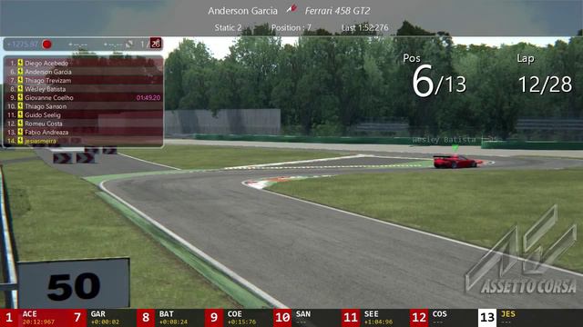 #Ferrari 458 - Assetto Corsa - Etapa 02 - Monza смотреть онлайн