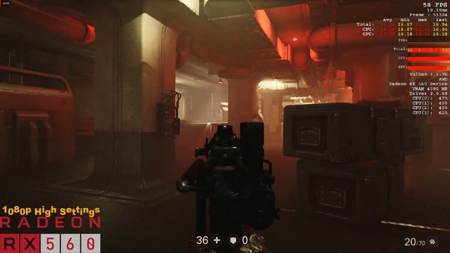 Wolfenstein II: The New Colossus | Gameplay | Core I5 3570 + RX 560 4GB | High Settings 1080p | 201 смотреть онлайн