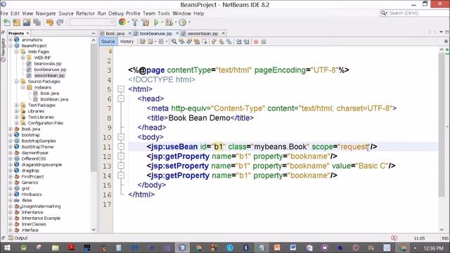 Creating Java Beans and deploying in a JSP(Java Server Page) смотреть онлайн