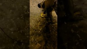 Ловля корюшки на паук)))