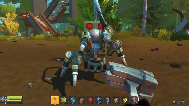 новая игра на моём канале Scrap Mechnik