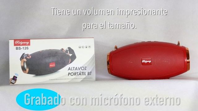 bocina bs-126 ridgeway para este tamaño si que impresiona. смотреть онлайн