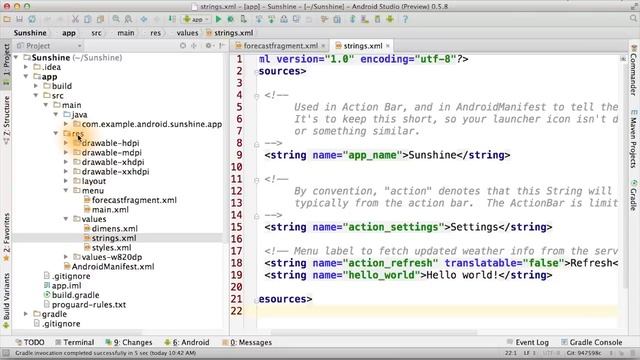 Refresh Button - Developing Android Apps смотреть онлайн