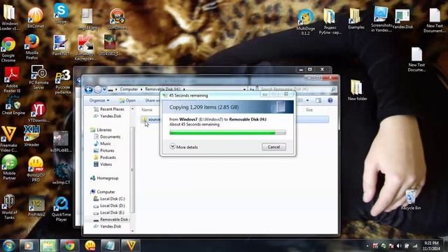 Как сделать загрузочную флешку с Windows 7, без каких програм лихко !!!!!!!!!!!!! смотреть онлайн