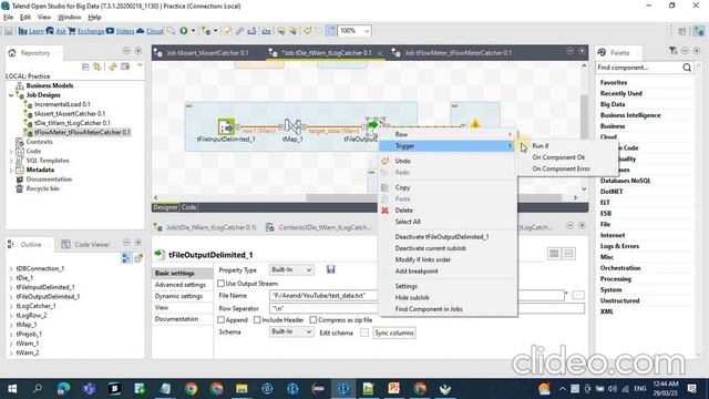 Error handling in Talend смотреть онлайн