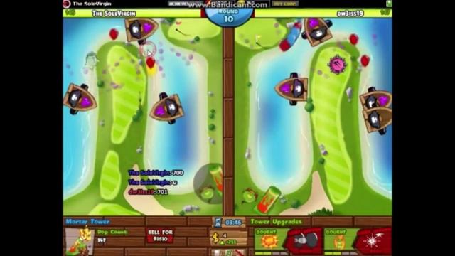 Ep 73 - dw3iss19 vs ProAtBattles - King of the Hill Bloons TD Battles смотреть онлайн