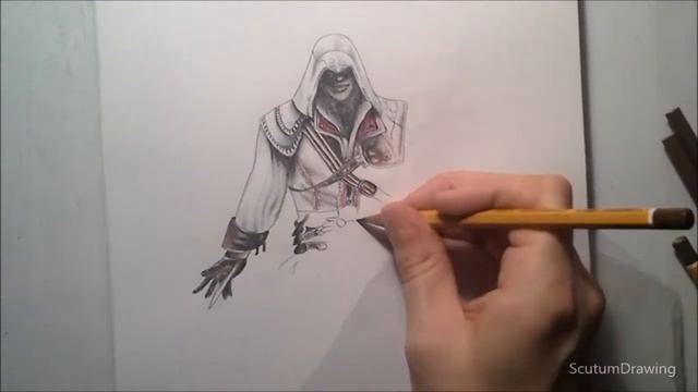 Ezio Auditore - Speed Drawing - How To Draw - Assassin's Creed 2 смотреть онлайн
