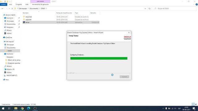 Instalación motor BD Oracle Database Express Edition (XE) смотреть онлайн