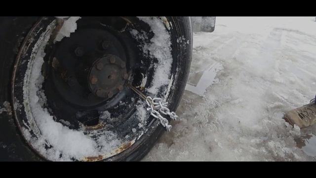 Цепи с тросом на Газель спарку, своим руками. смотреть онлайн