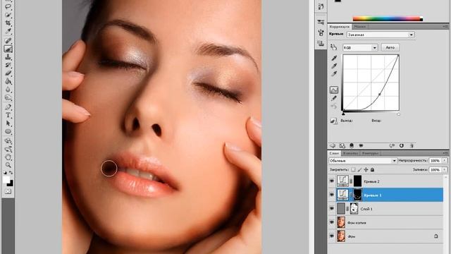 подробный урок по ретуши кожи в фотошопе смотреть онлайн
