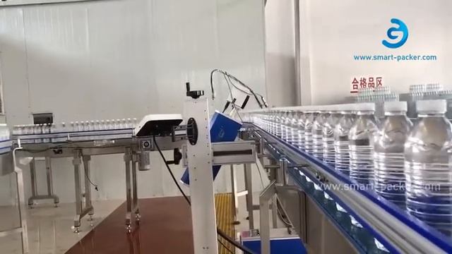 Automatic high speed ink jet water bottle printing machine ink jet printer line смотреть онлайн