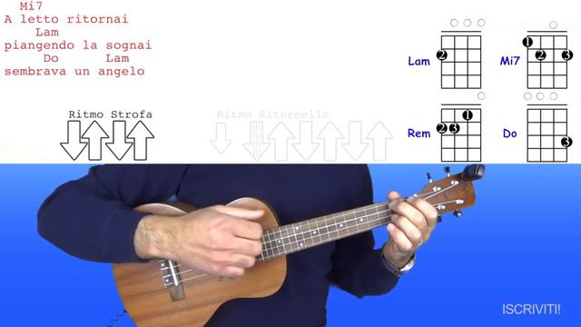 Storia d'Amore - Celentano - Easy Ukulele смотреть онлайн