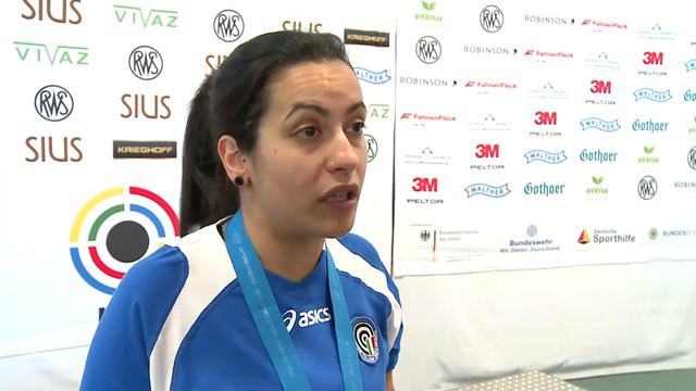 Interview (ITA) with Sabrina SENA (ITA) - ISSF World Cup in all events 2014, Munich (GER) смотреть онлайн