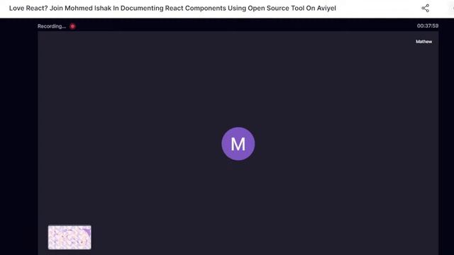 Love React? Join Mohmed Ishak in Documenting React Components Using Open Source Tool on Aviyel смотреть онлайн