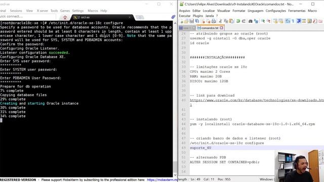 Instalando o Oracle XE(Express Edition) 18c смотреть онлайн